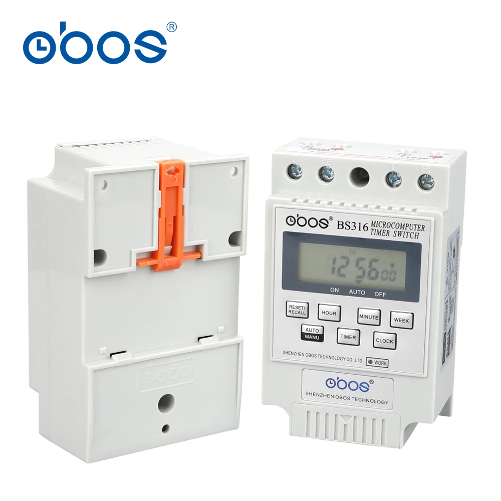 new 220V timer switch relay 24 hours timer switch with 10 times on/off per day time set range 1min-168H with video