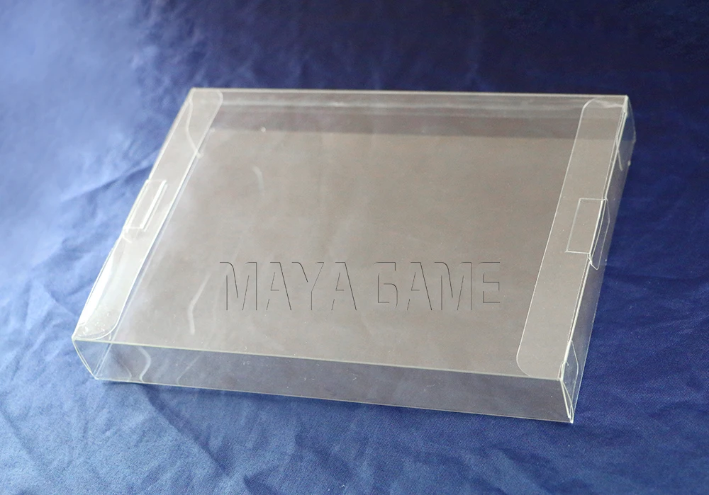 1 قطعة لصناديق ألعاب نينتندو شفافة 8 بت لصندوق ألعاب NES ألعاب CIB حافظة حماية بلاستيكية للحيوانات الأليفة لـ NES