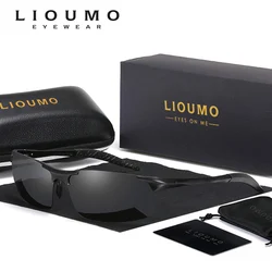 LIOUMO Brand Polarized Sunglasses Men Classic Driving Fishing Accessories Sun Glasses Night Driver Goggles Oculos de sol