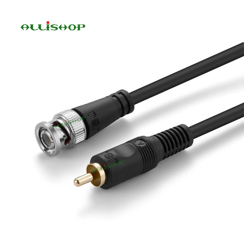 1/3/5/10/15/20/30M HD SDI RG59 BNC Male to RCA Male 75 Ohm Coaxial BNC to RCA Video Cable for CCTV Camera Accessories