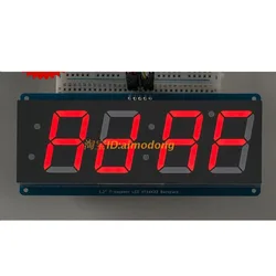 New Red 1.2' 4 Digit 7 Seven Segment LED Display IIC for Arduino