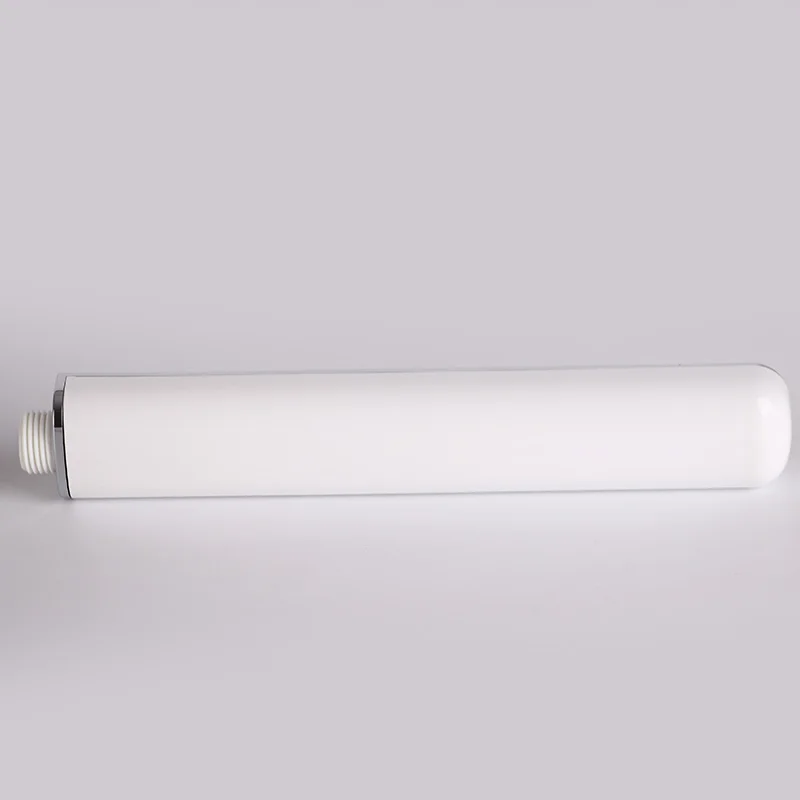 ZhangJi Bathroom Hand Shower Head Rectangle White Abs Plastic Shower Nozzle Thin Strips Quality Home Showerhead