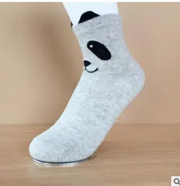 

100pairs/lot fedex fast Cute Unisex Men Women 3D Printed Lovely Cartoon Panda Socks Cotton casual socks