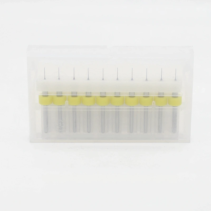HANGXIN PCB Drill Kit 0.3mm 0.35mm 10PCS Tungsten Carbide CNC Router Wood Drilling Metalworking Core Twist Drill