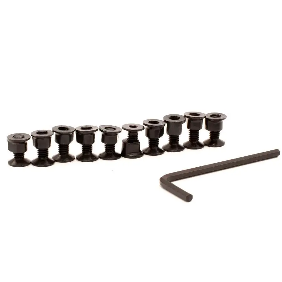 10 Pack KeyMod Screw and Nut Replacement Set for Keymod Rail Sections