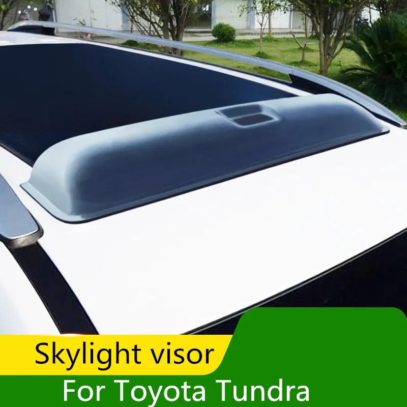 For Toyota Tundra modified sunroof block Tundra rain visor rain eyebrow cross-country decorative accessories