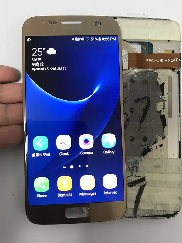 S7 Screen For Samsung Galaxy S7 G930 G930F LCD Display Touch Screen Digitizer Assembly Replacement Repair Parts
