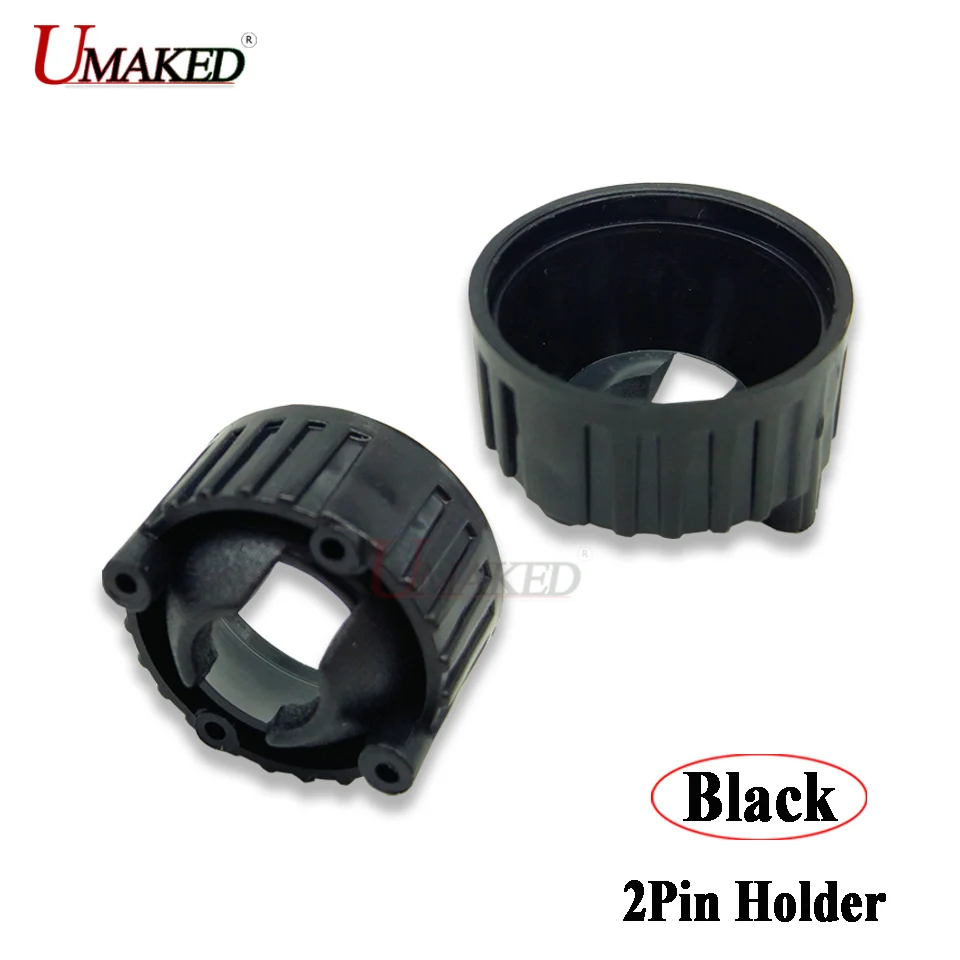 20pcs led lens holder Bracket for 20mm LEN White/Black 2Pin bracket Holder For1W 3W 5W High Power len Hold size Dia 22*13.5mm