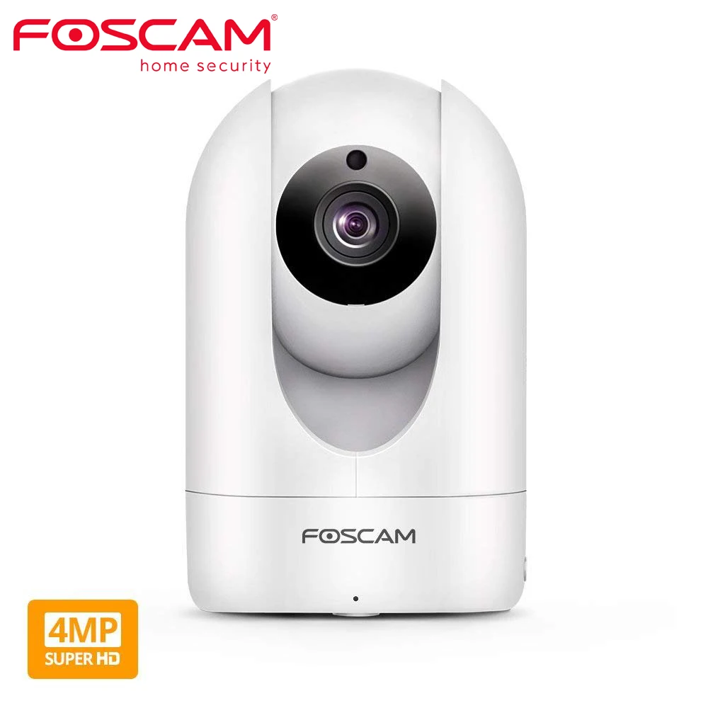 Foscam r4m 4mp super hd 2.4g 5g wi-fi pan tilt câmera ip de segurança vigilância vídeo