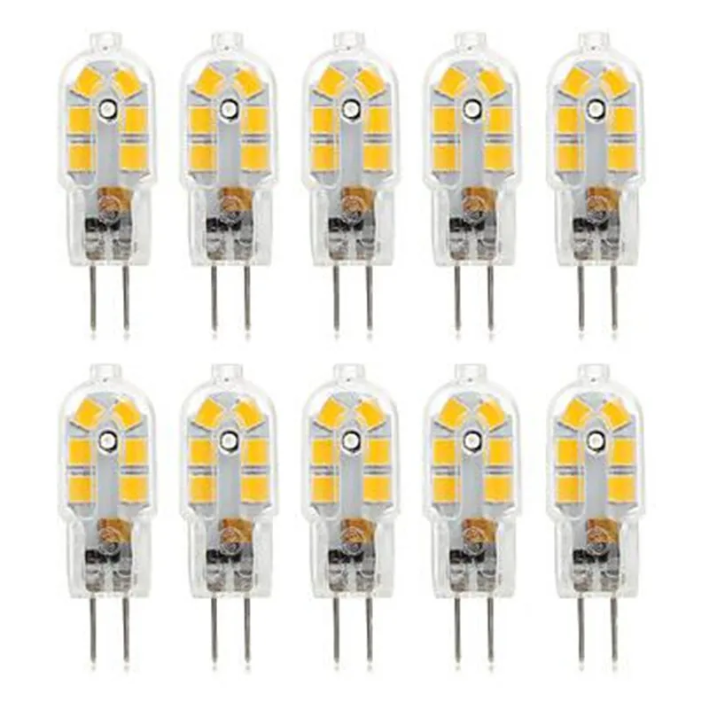 10pcs/lot G4 LED Bulb 3W 12V/AC220V Chandelier Light Warm/Cold White 2835SMD 12LEDS Replace Halogen Lamp 360 Beam Angle Lighting