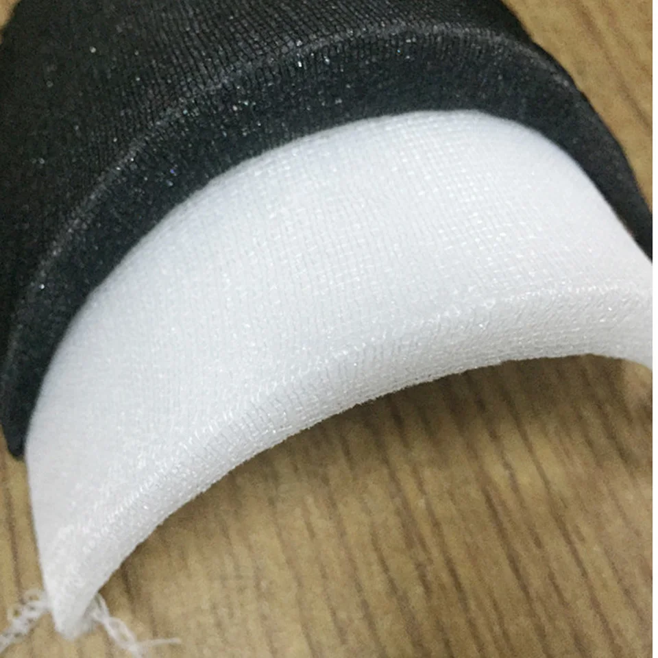 Wholesale 25 pairs 1.2cm Soft Pad Shoulder Padding sponge Shoulder Pads for Blazer/Tshirt Clothes Sewing Accessories