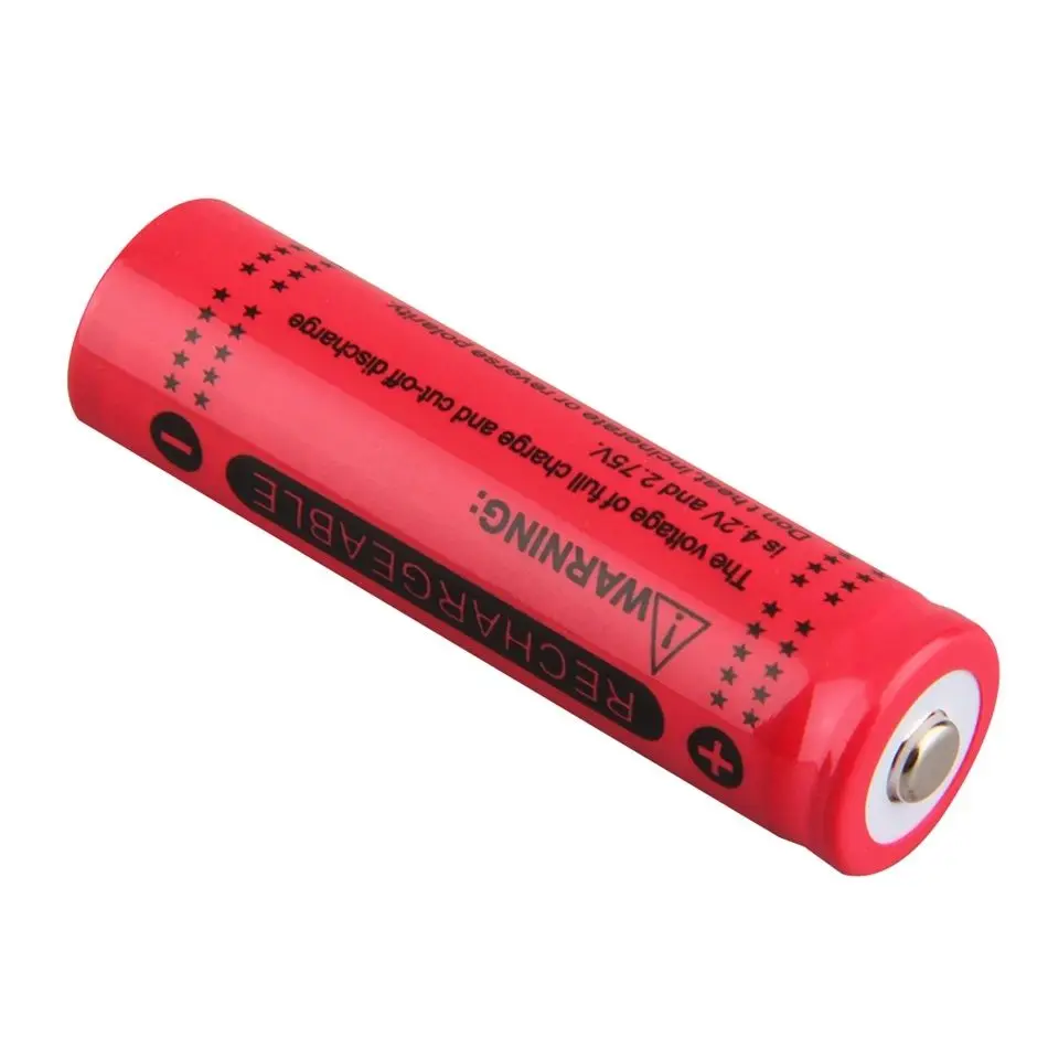 New 4pcs 18650 Lithium Battery 12000mah 3.7V 18650 Rechargeable Li-ion Batteries for LED Torch Flashlight Torch Power Bank Cells