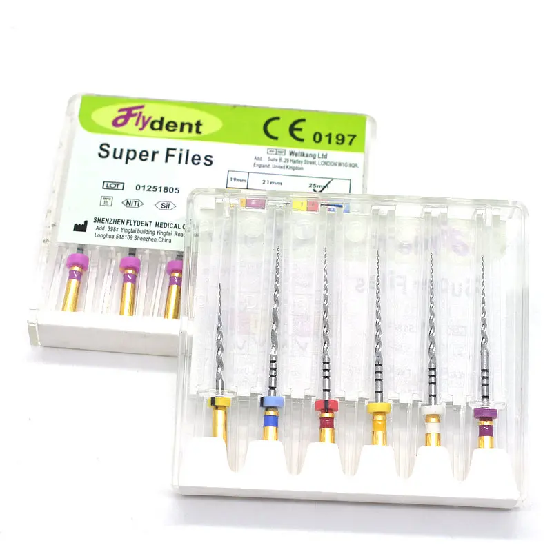 Dental Files Parts Dental Rotary Super Files Needle Accessories Files Endodontic Files Use For Root Canal Cleaning