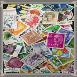 100 pcs/lot postage stamps Good Condition  With Post Mark From All The World Stamps Brand