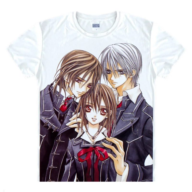 Vampire Knight T-Shirts Multi-style Short Sleeve Shirts Banpaia Naito Yuki Cross Kaname Kuran Zero Kiryu Cosplay Shirt image 6