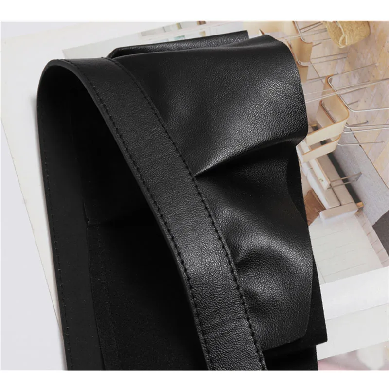 Women Leather Belt Body Bondage Harness Brass Peplum Waist Belt 2023 Suspenders Fashion Dress Coat With Ladies Girdle