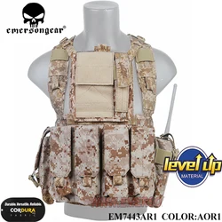 Navy Seals Combat Emersongear RRV Tactical Vest With Pouchs Set Camouflage Camo Gear Airsoftsports Multicam AOR1