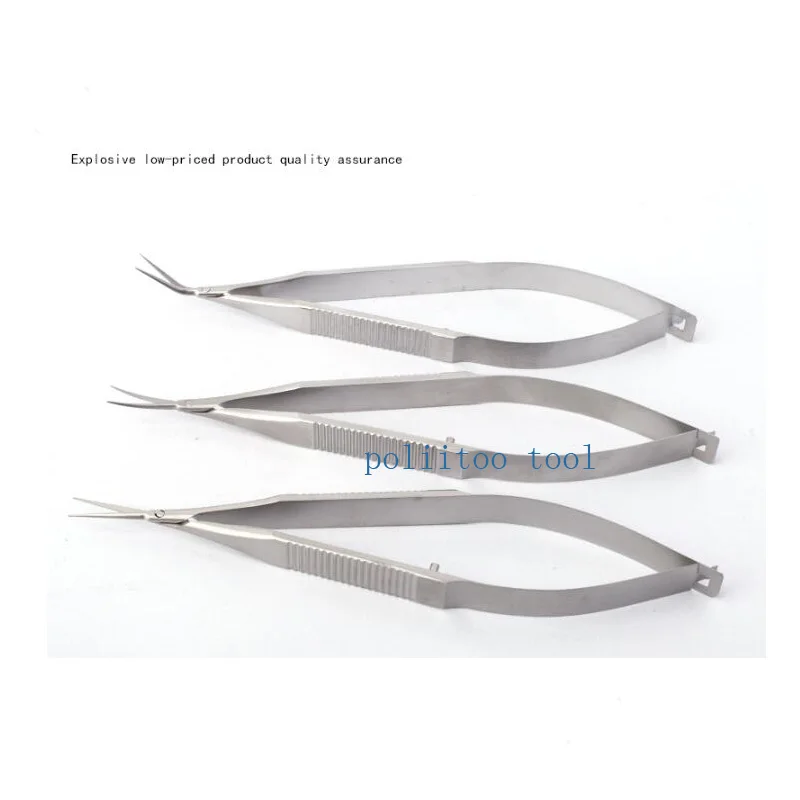 Microscopische Instrumenten 8.5 Cm Micro Schaar Innerlijke Barrière Cut Kwaliteit Titanium Legering Schaar Hand Membraneuze Envelo