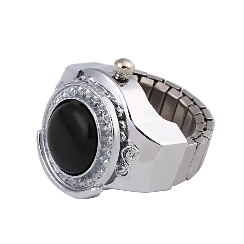 20mm Round Finger Ring Watch Jewelry Gift Modern Style