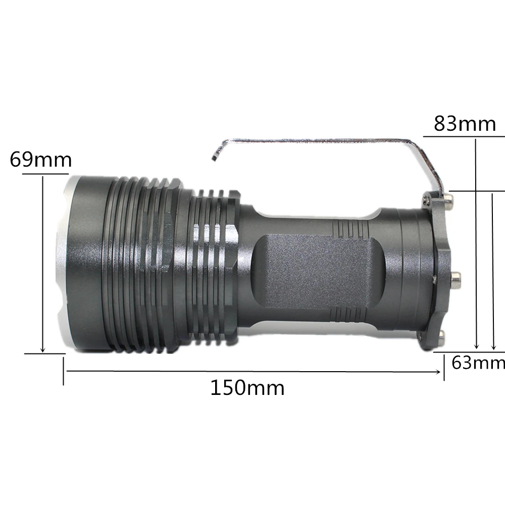 Portable Light 5000/6000 Lumens 5 x XML T6 / L2 LED Flashlight 5 Modes Lights Torch 18650 Lamp for Camping Fishing outdoor light