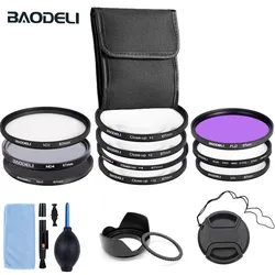 BAODELI Nd Fld Uv Macro Star Polarisatie Lens Filter Set Family 49 52 55 58 62 67 72 77 82 Mm For Nikon Canon Sony Accessories