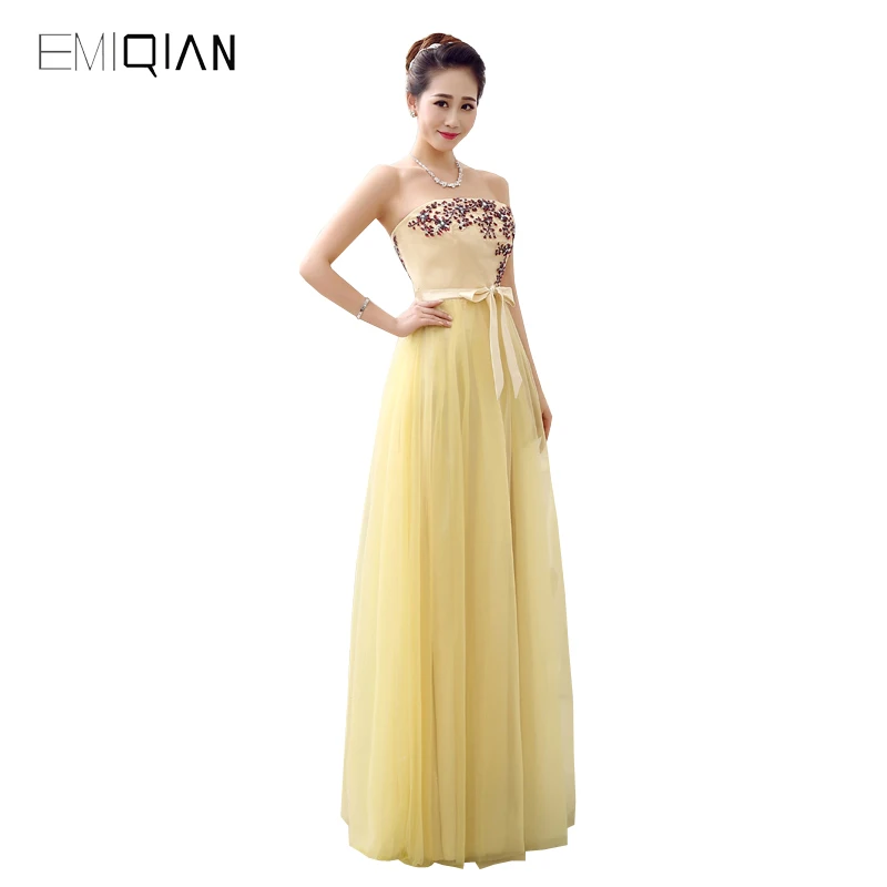 

Original Design Gorgeous Sleeveless Tulle Beaded Prom Dresses