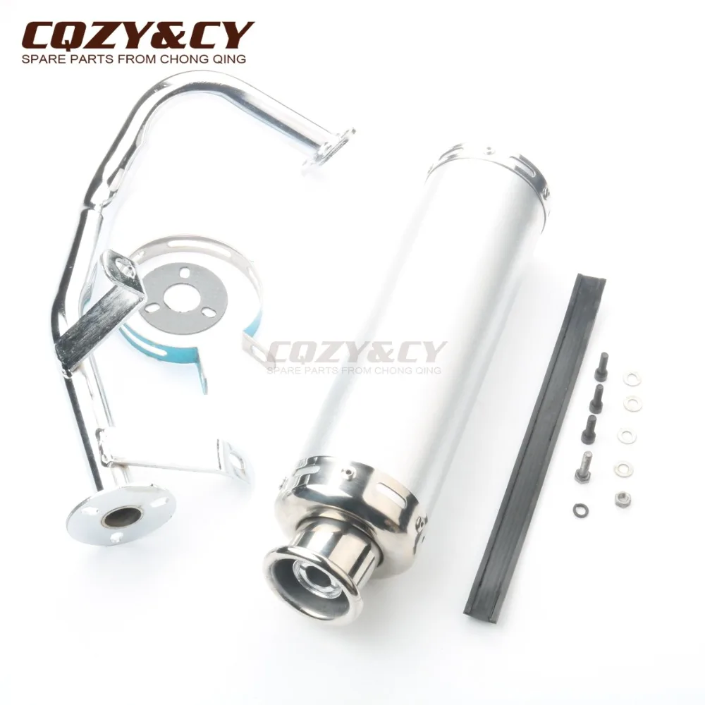 Scooter high performance exhaust pipe for Massimo SL50QT 50 China GY6 139QMA 139QMB 50cc 4 strokes