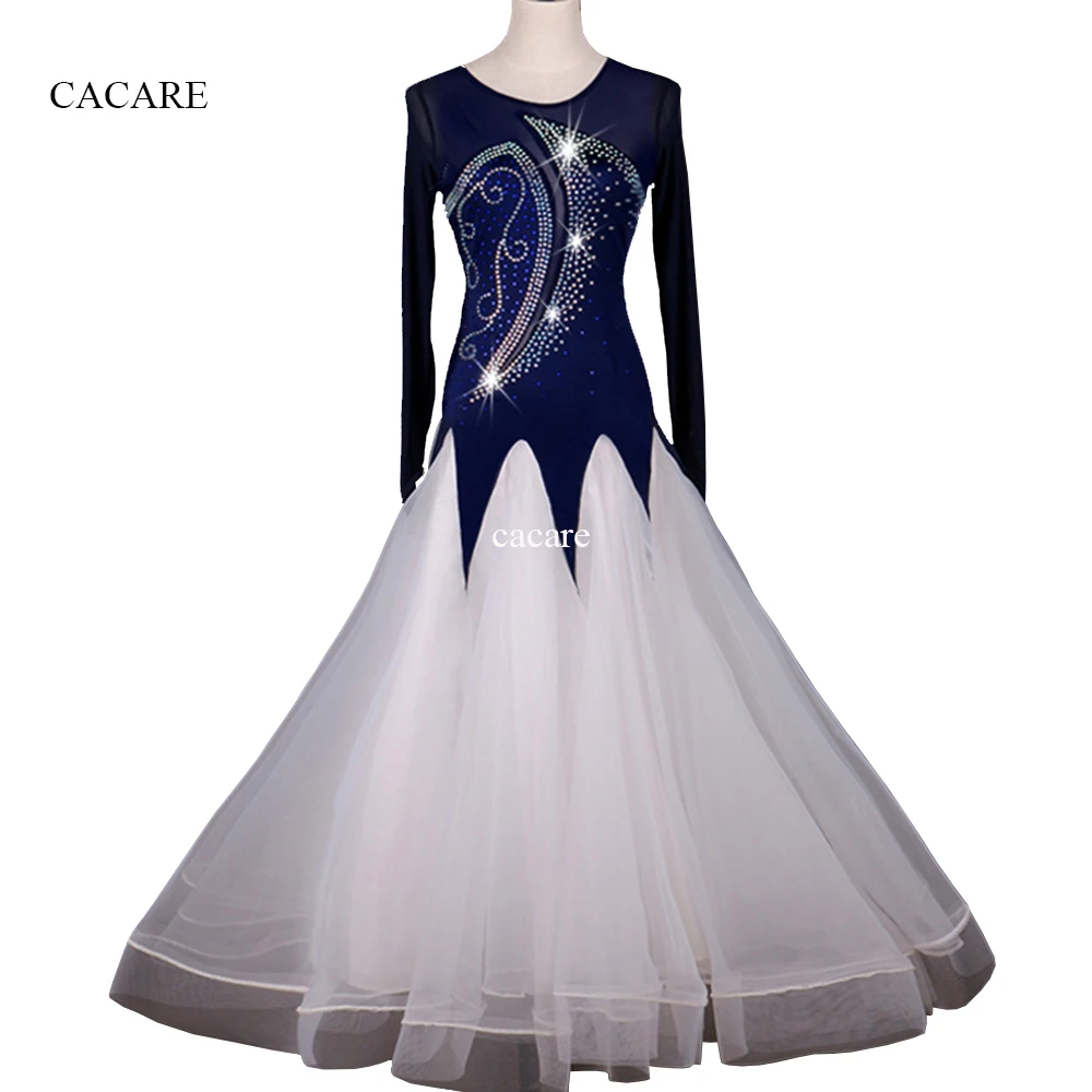 CACARE Ballroom Dance Formal Dresses Long Woman Clothing Female Standard Dance Wear Costume Waltz Dress Modern D0987 Customize