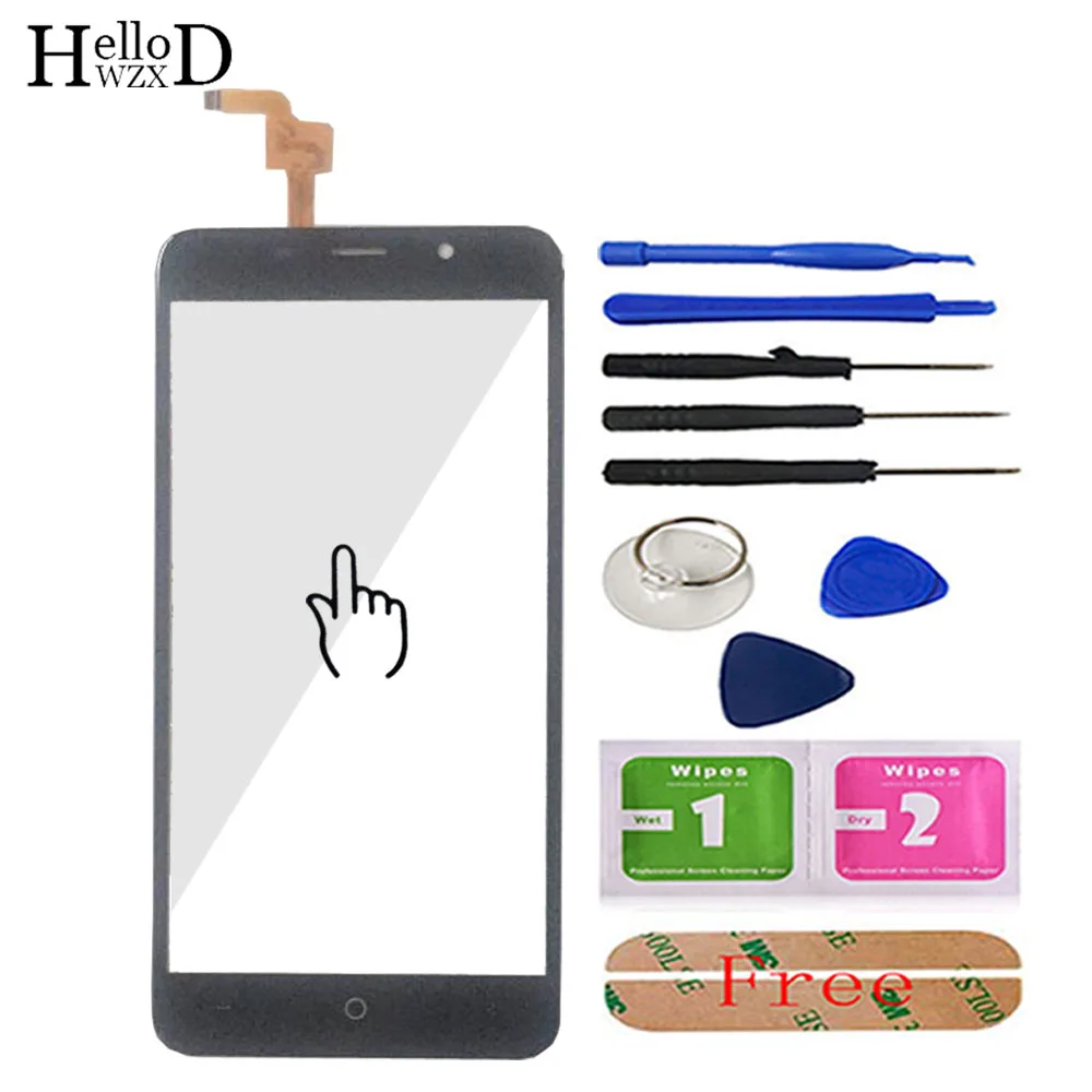 5.5\'\' For Leagoo M5 Plus Touch Screen Digitizer Panel Repair Parts Touchscreen Front Glass Lens Sensor Tools +Free Adhesive Gift