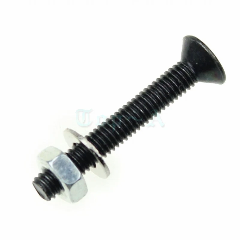 

Gdstime 100pcs High Quality Metric M4x30 Black Cross Recessed Phillips Pan Head Screw 4mm x 30mm