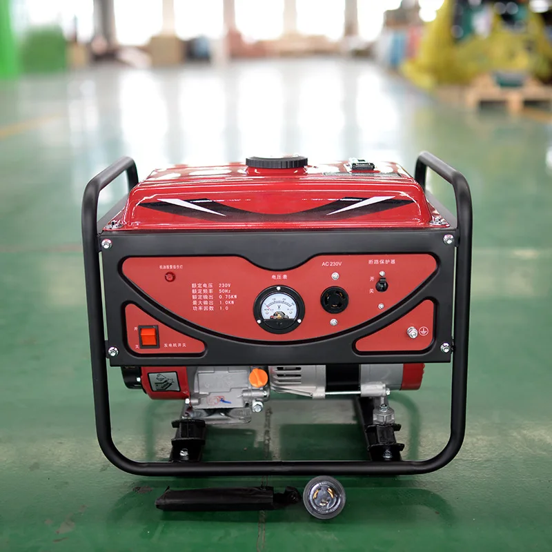 Generator set gasoline small household 220 v generator 1 kw single-phase hand starting 1000 w portable generator