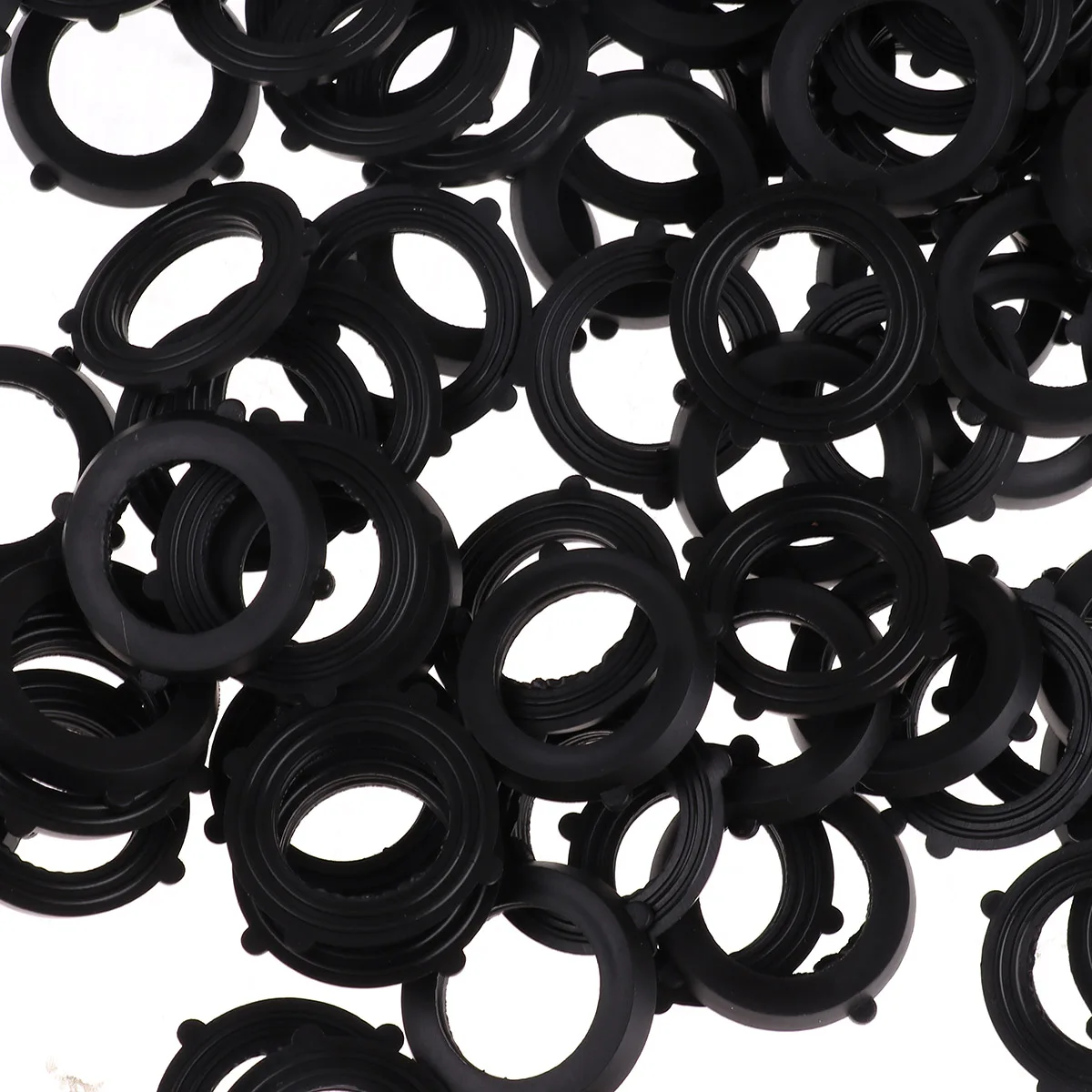 100Pcs Garden Hose Washers Rubber O-Ring Seals Self Locking Tabs Watering Gaskets for 3/4 Inch Garden Shower Hose Water Faucet