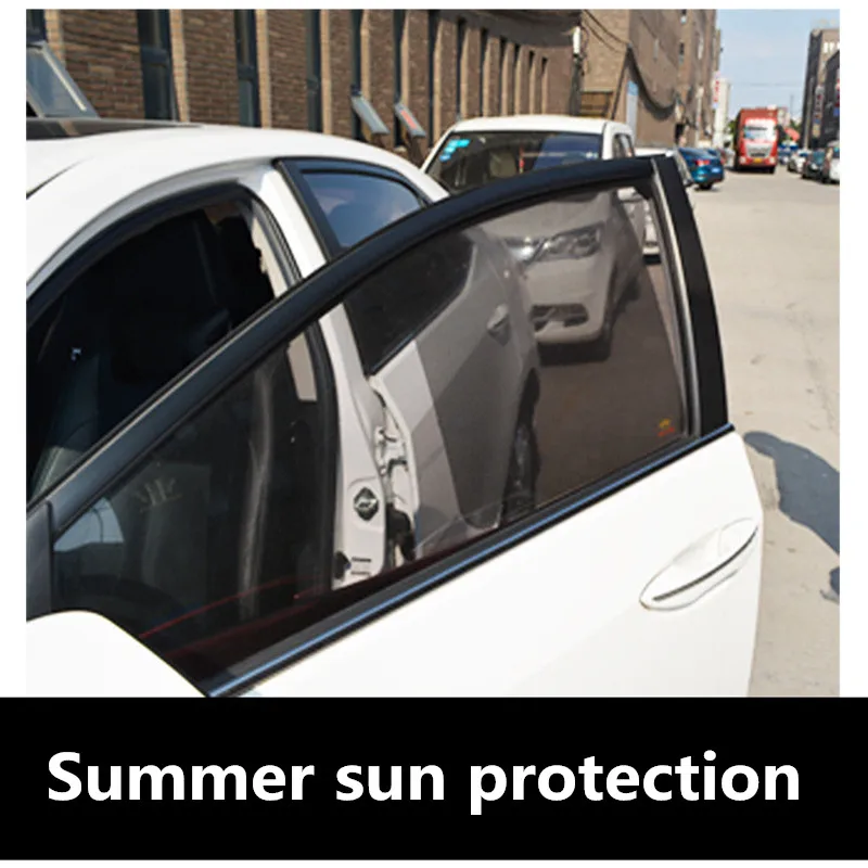 Car Static Sunshade Stickers Window Glass Sunscreen Curtain Insulation Curtain Car Sunroof Sun Shade Sun Block Film Anti-UV