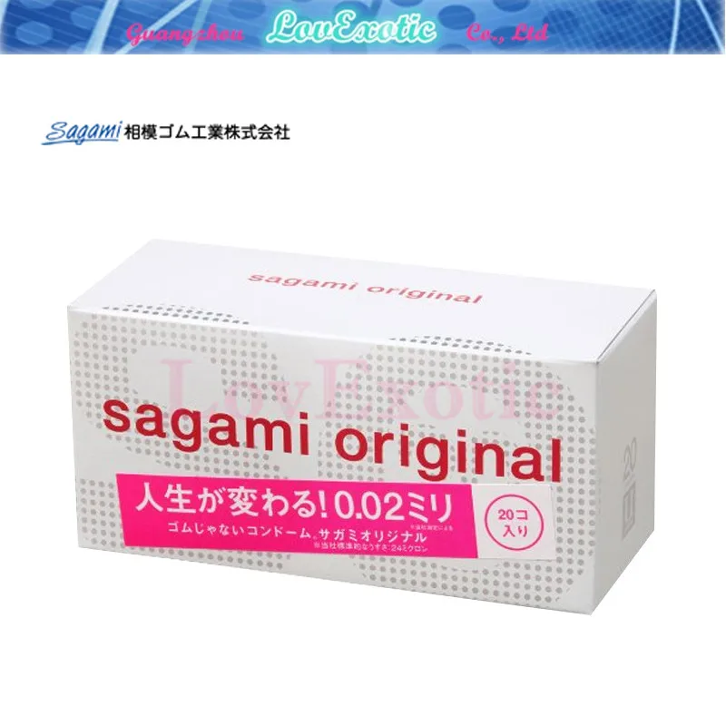 20Pcs / Box Japanese Original Sagami 002 Ultimate New Non-Latex Condom Red Box Ultra Thin Condom  Sex Products