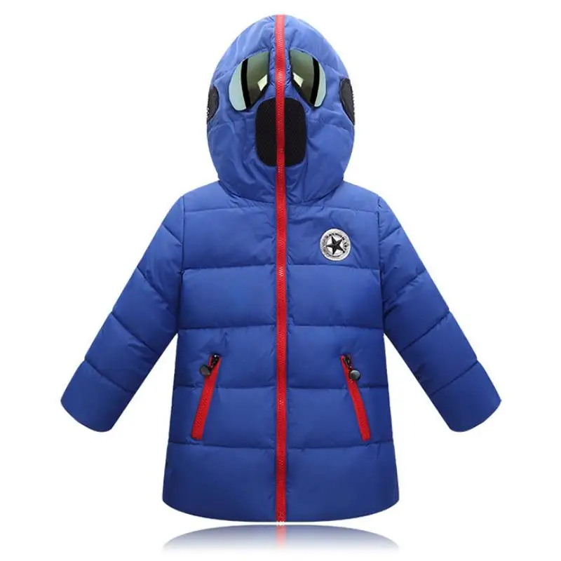 Children down jacket Winter Boy Jacket With Glasses For Girl Korean Clothes Thickening Down Cotton Children\'s clothing 4 -10y