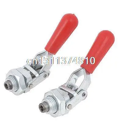 Hand Operated 20mm Plunger Stroke Push Pull Toggle Clamp 91Kg 200 Lbs 2 Pcs