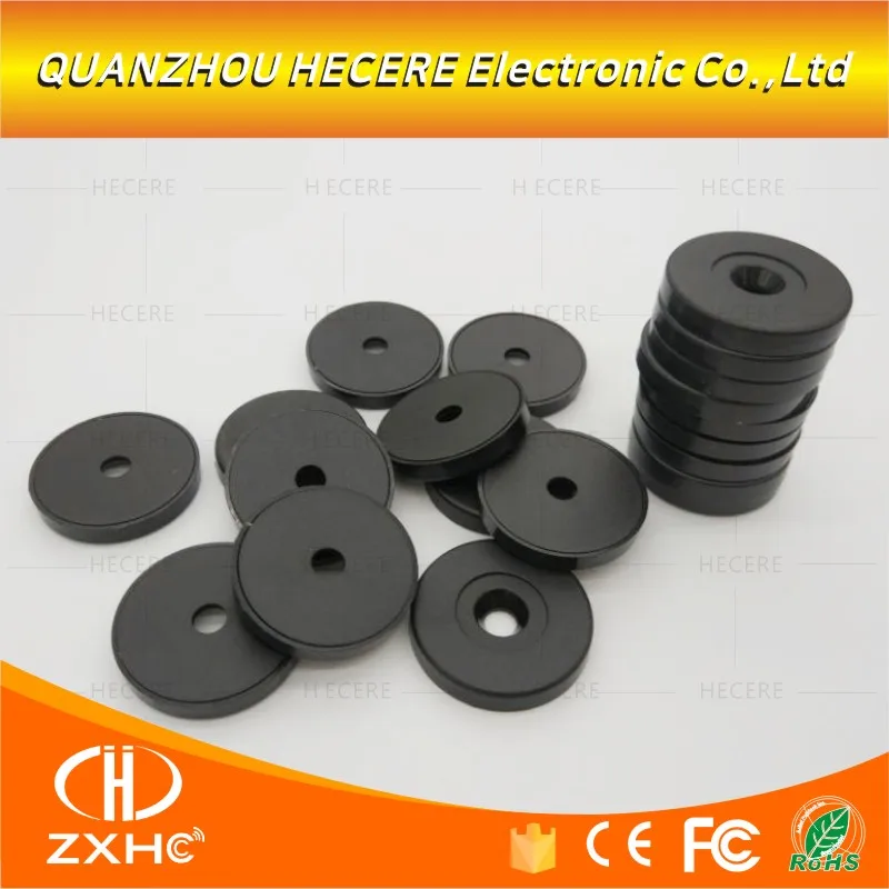 (10 cái/lốc) 29mm 13.56 MHZ Coin Thẻ Thẻ Với FM08 M1 Con Chip tương thích S50 Tuần Tra núm ABS tài sản nhãn quản lý