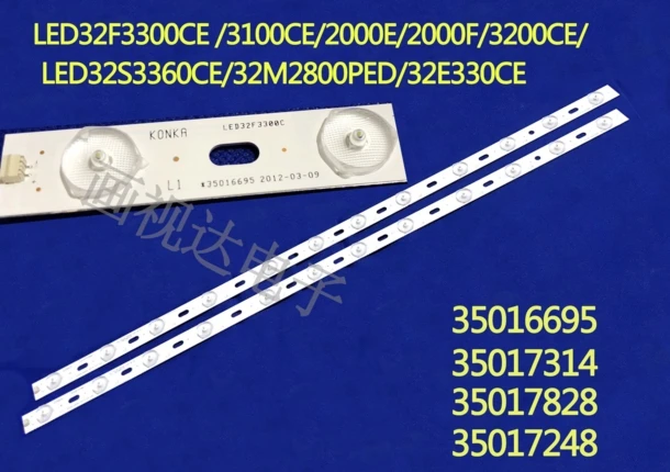 ใหม่ Original 9LED Strip CONNECTOR 35016695, 35017314, 35017828, 35017248สำหรับ LED32F3300CE