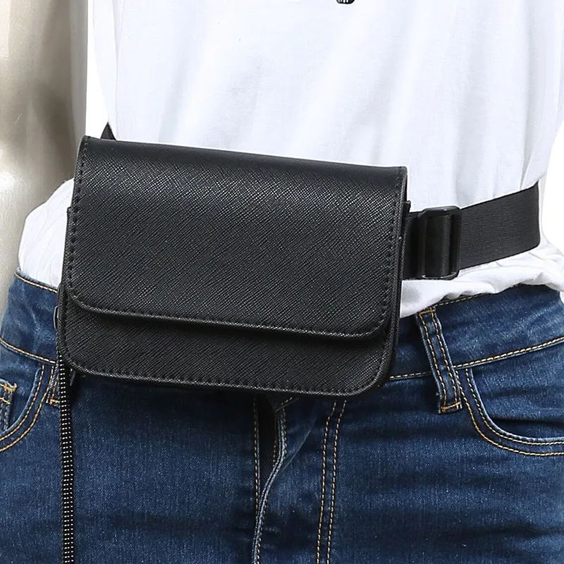 Unisex Waist Bag Women Waist Fanny Packs Belt Bag Luxury Brand Leather Waist Pack Hip Belt Bum Pouch Men Bag Wholesale