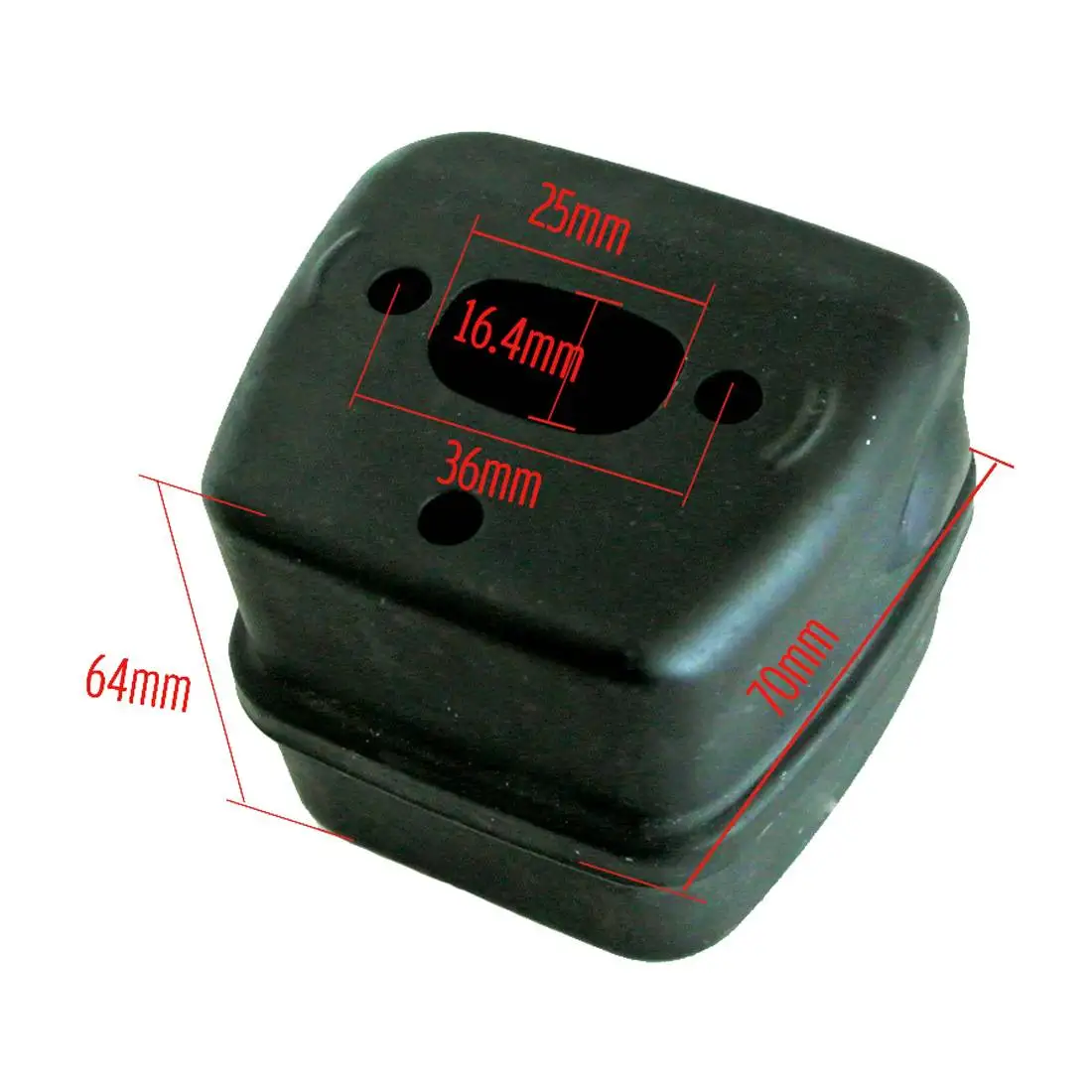 Set marmitta e guarnizione misura HUSQVARNA 36 41 136 137 141 142 motosega