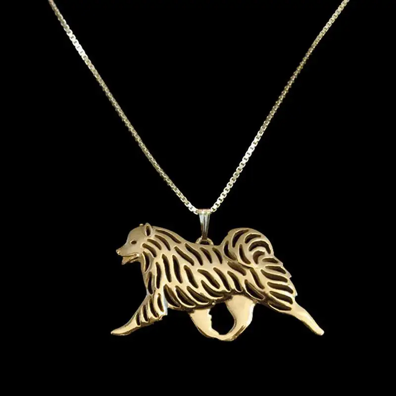 Fashion Jewelry Metal Alloy Animal Movement Samoyed Necklaces