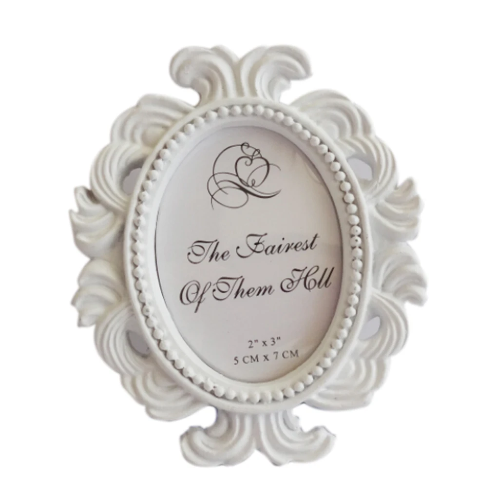 Floral Photo Frame Round Frame Picture Frame Holder Wedding Home Decor