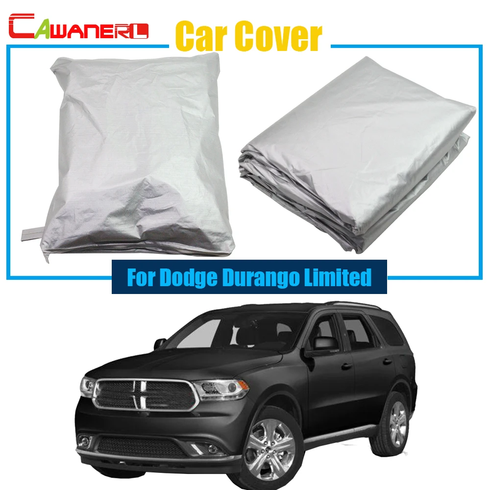 Cawanerl SUV Cover Car UV Anti Outdoor Rain Snow Sun Resistant Car Cover Dustproof For Dodge Durango Limited