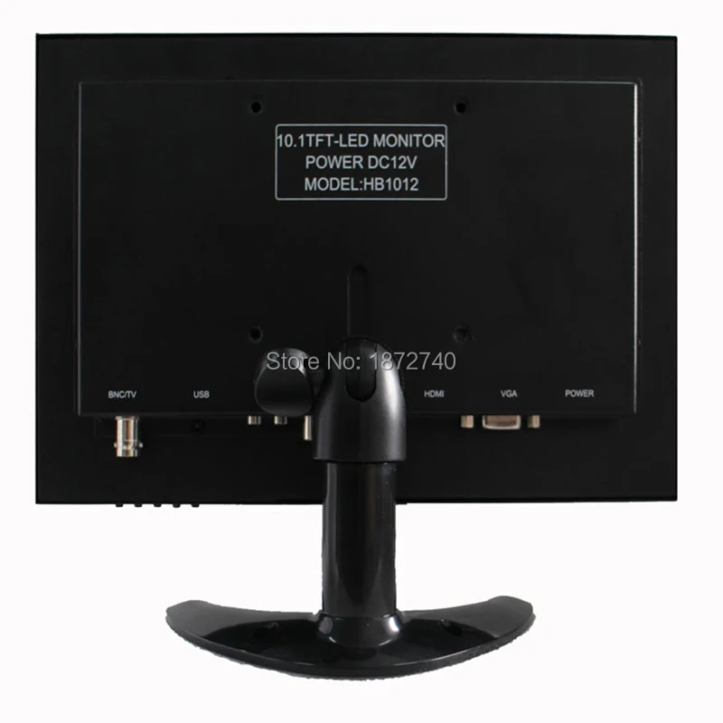 10.1/10 inch interface Industrial Security,widescreen 16:10 BNC, HDMI, VGA metal shell, AV HD LCD computer monitor