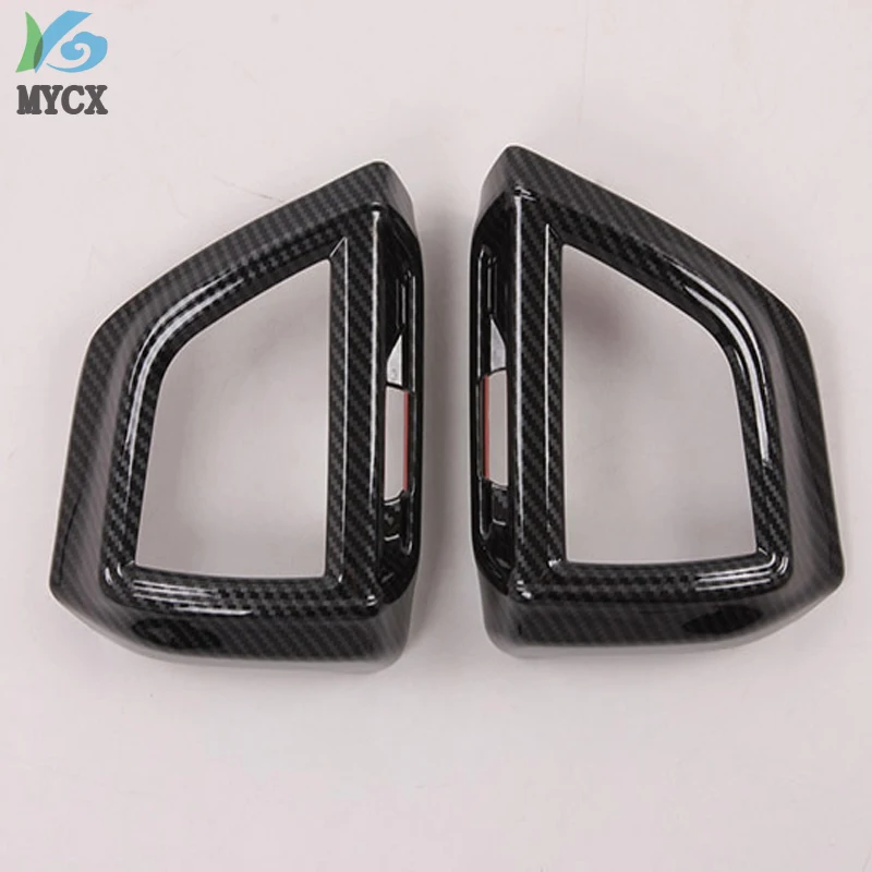 

For Subaru Forester 2019 Car Interior Front Air Conditioning Outlet Vent Cover Trim Sticker Carbon Fiber Car Styling 2pcs