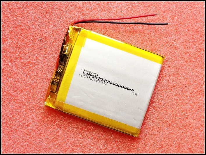 MP4 battery MP5 battery 454854 polymer battery 4.5*48*54 mm 1300 Ma