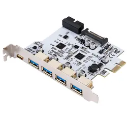 Tarjeta USB 3.0 PCIe Tipo C, adaptador de expansión PCI Express