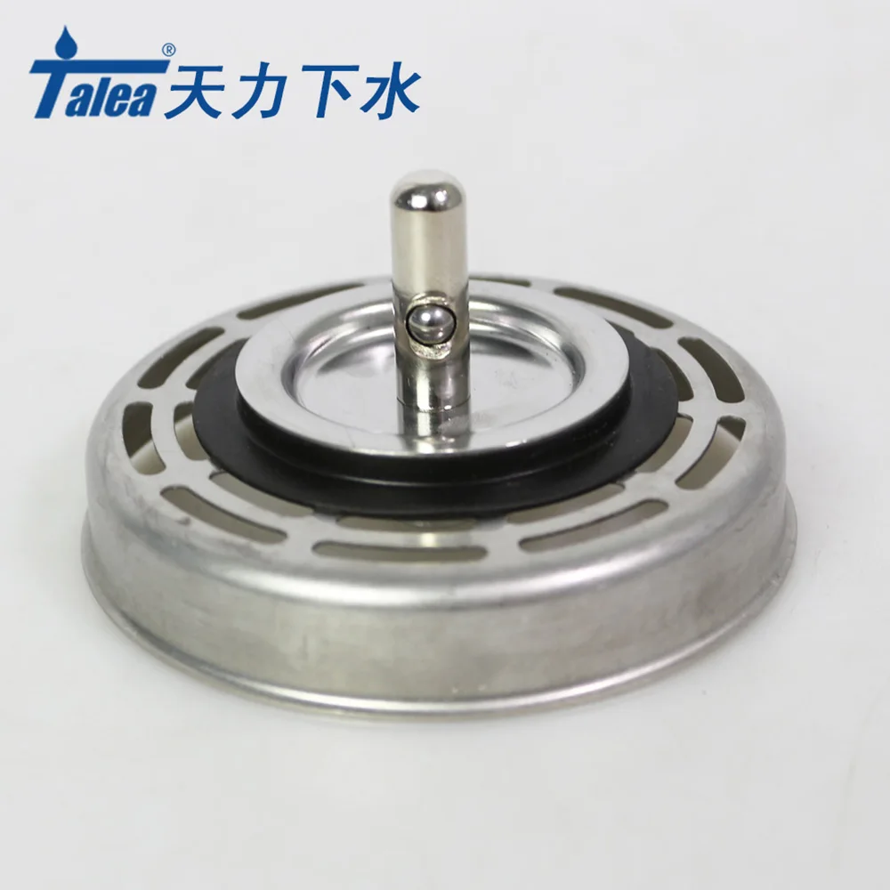 Talea Stainless Steel Sink Strainer Plug Kitchen Sink Strainer Waste Filter Food Filter Basin Sink Accessories QS341