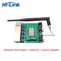 Free Shipping Hi-Link HLK-7688A Evaluation board UART serial port wifi module SPI wireless MT7688AN chip Openwrt version