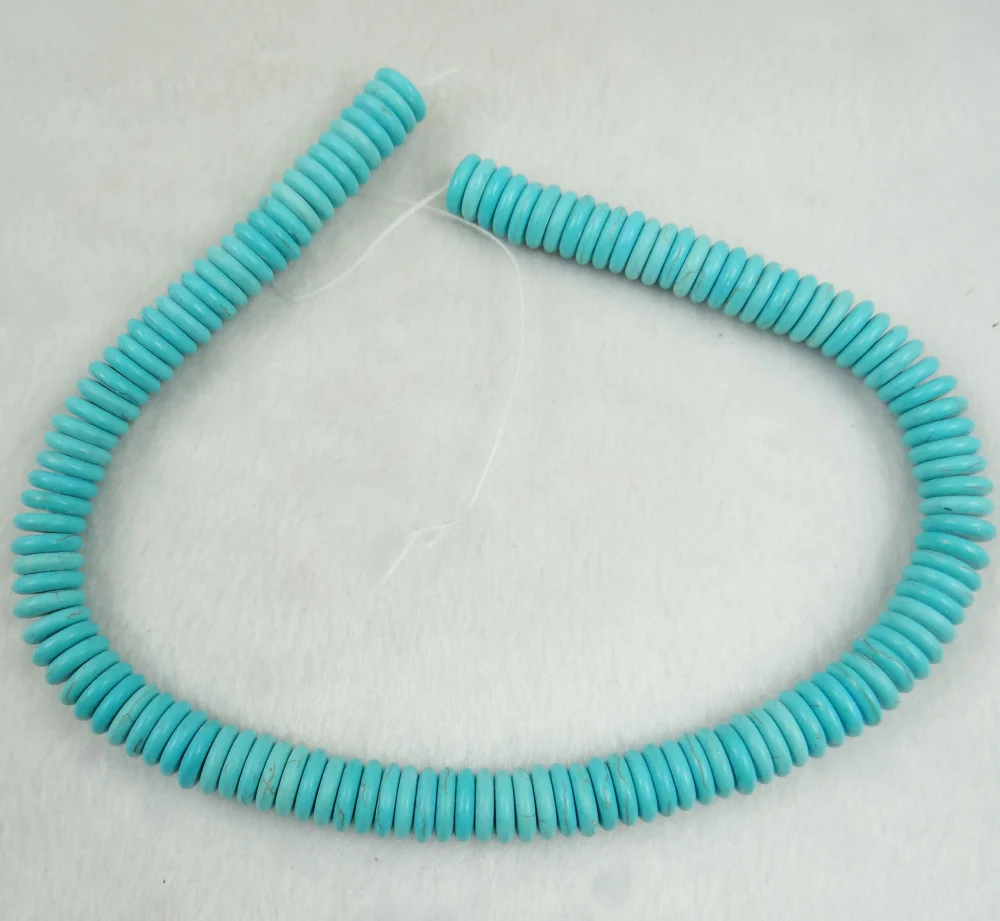 4.6.8.10.12.14MM Natural stone Turquoises Beads DIY Beads For Bracelet Necklace Jewelry Making Wholesale T1